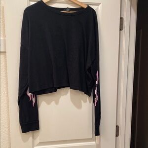 Black Long Sleeve Women's Top